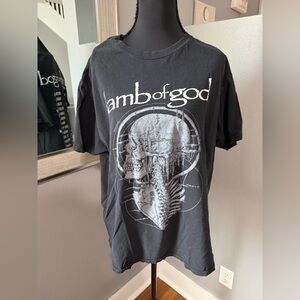 Lamb of God 2021 North American Tour Band Tee Black Size Medium.
